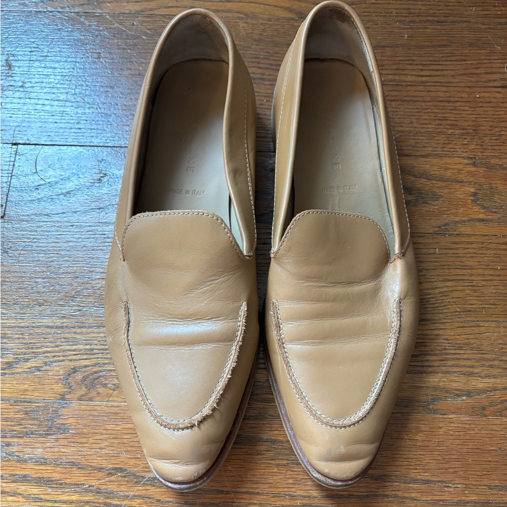 Women’s Tan Leather Loafers